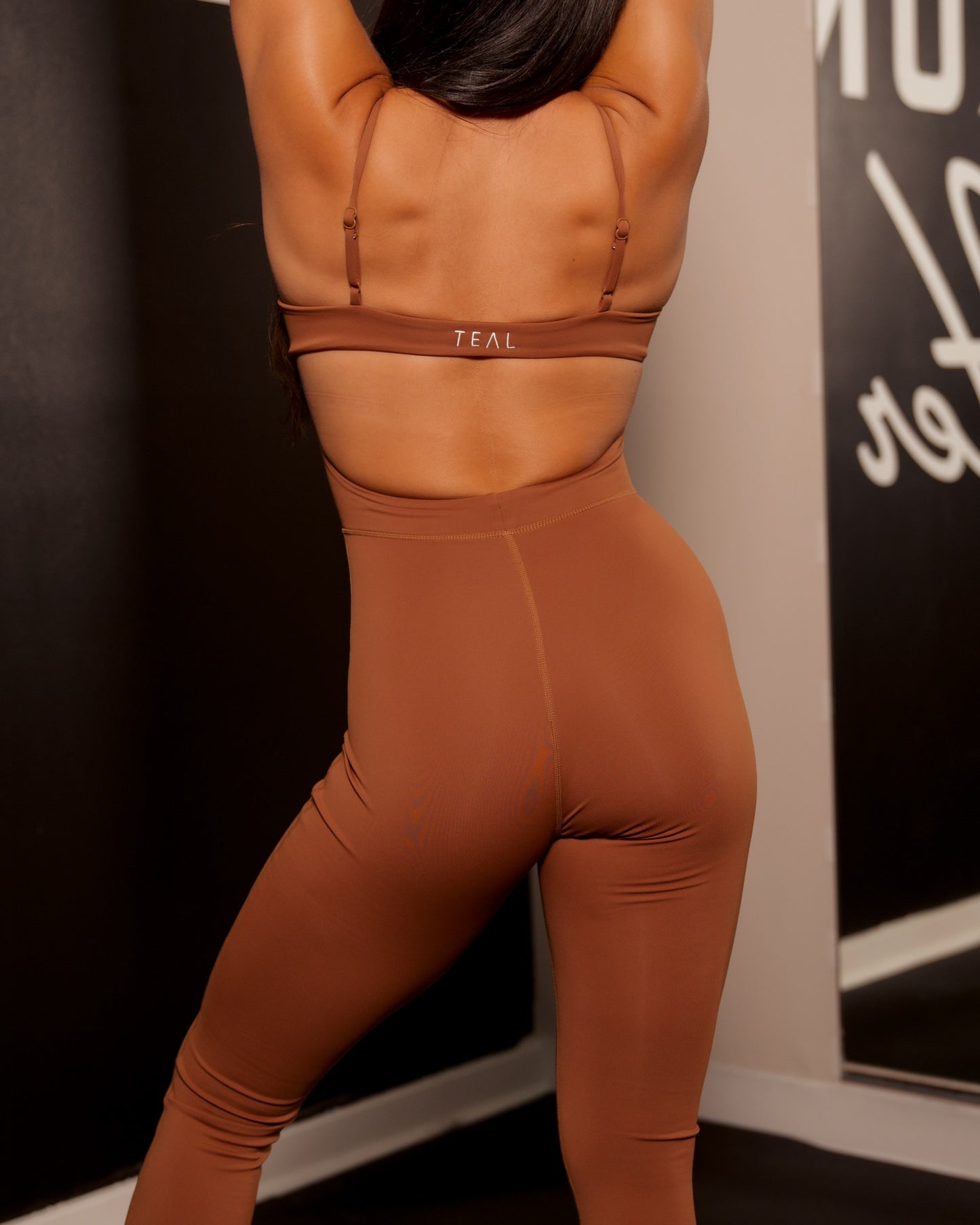 Long Kayla Jumpsuit in Copper