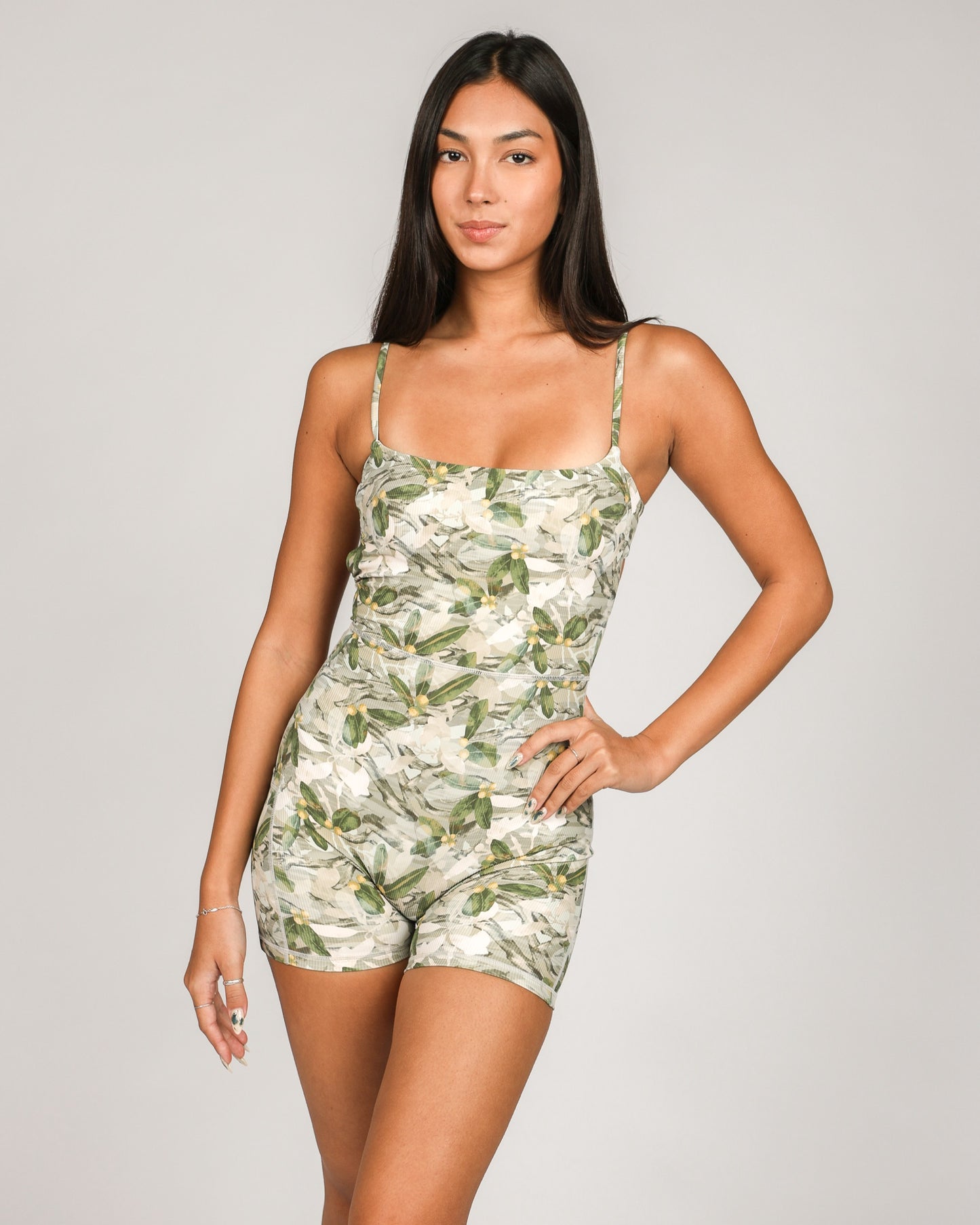 Kayla Jumpsuit in Mokihana Camo
