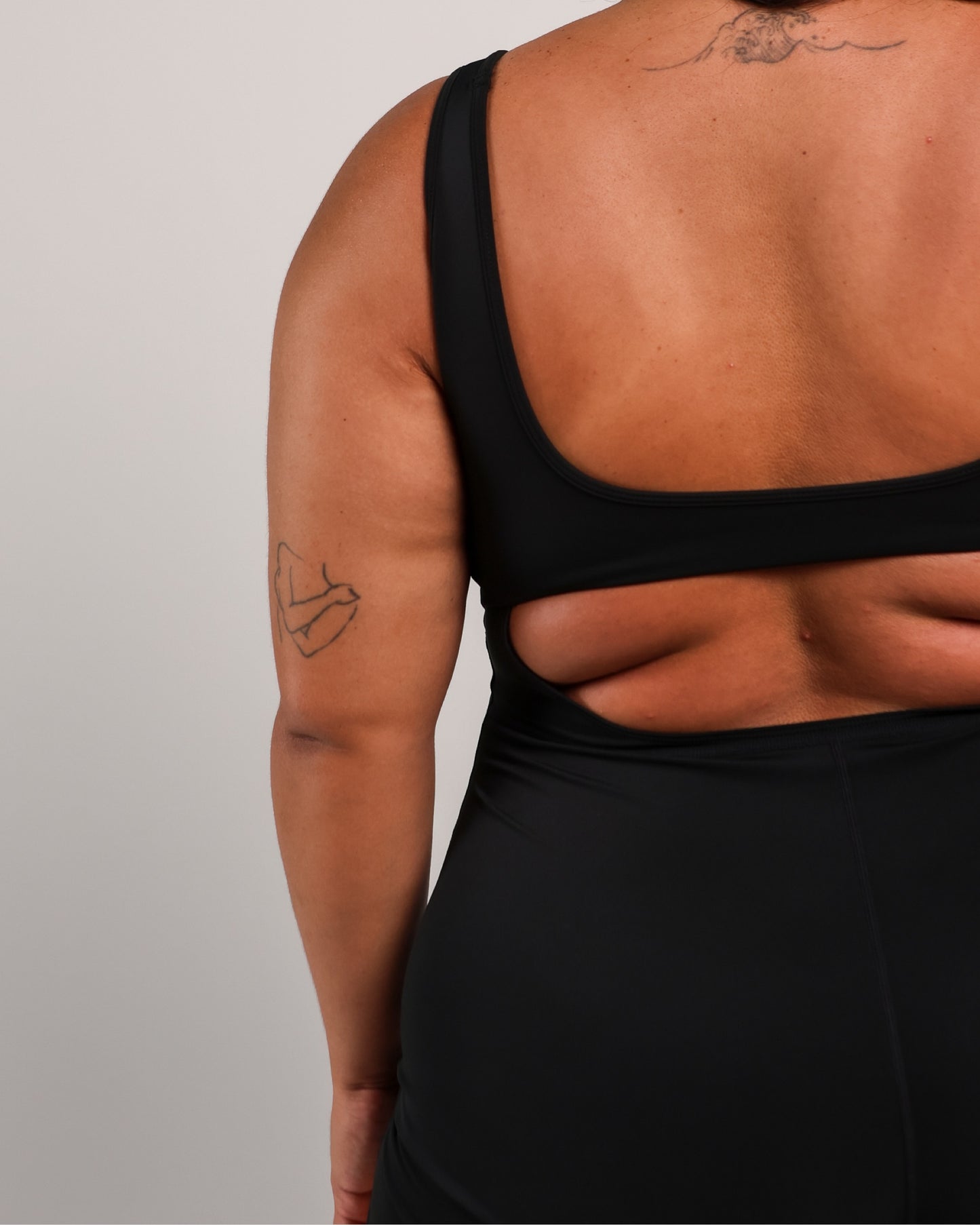 Aura Jumpsuit in Smooth Black