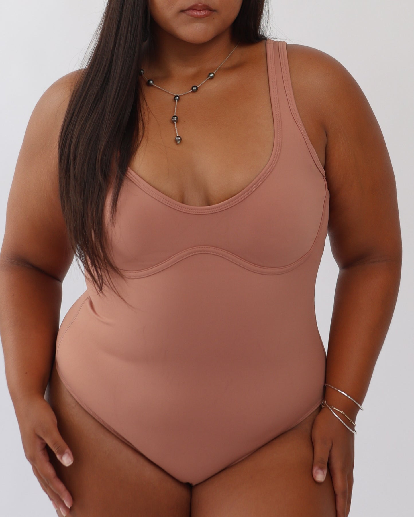 Aura Bodysuit in Terracotta