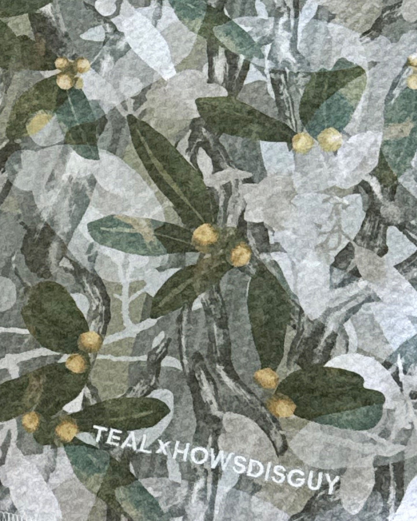 Waffle Towel in Mokihana Camo