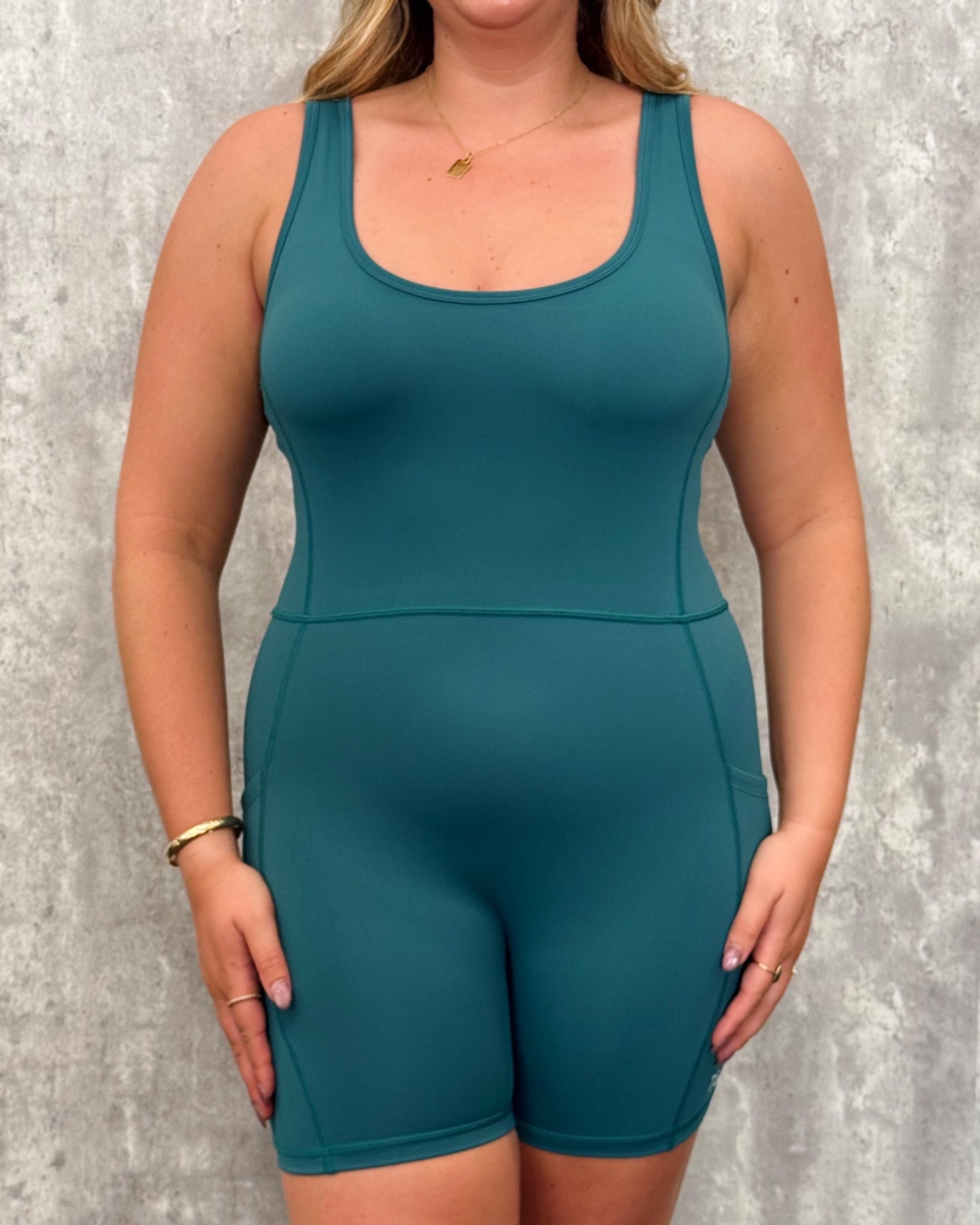 Britt Jumpsuit in Teal