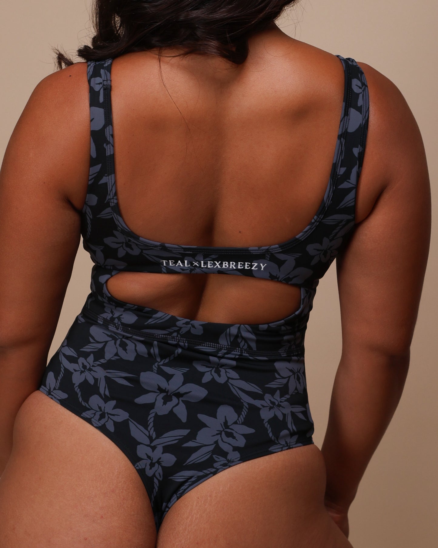 Aura Bodysuit in Black Orchid