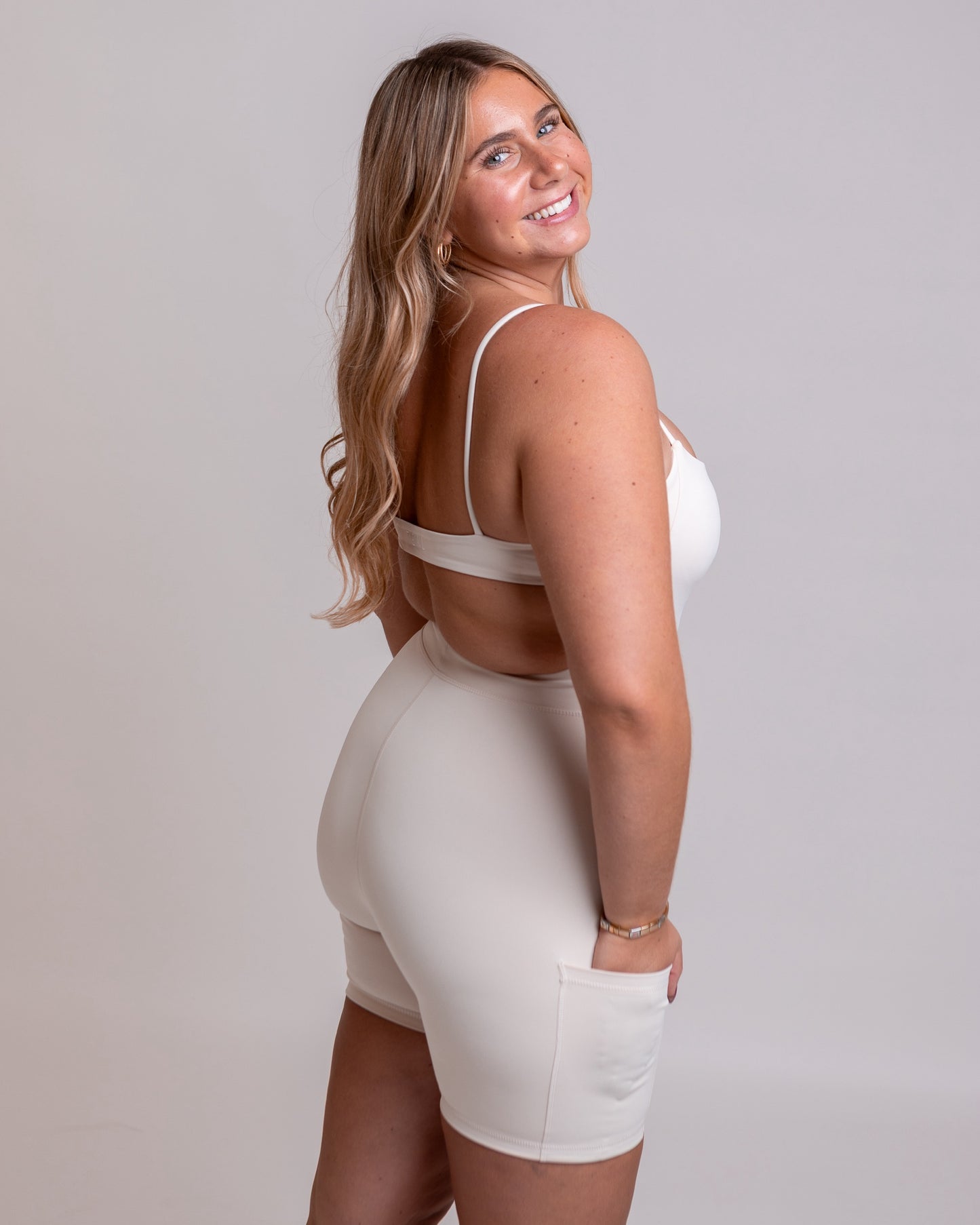 Kayla Jumpsuit in Smooth Oat