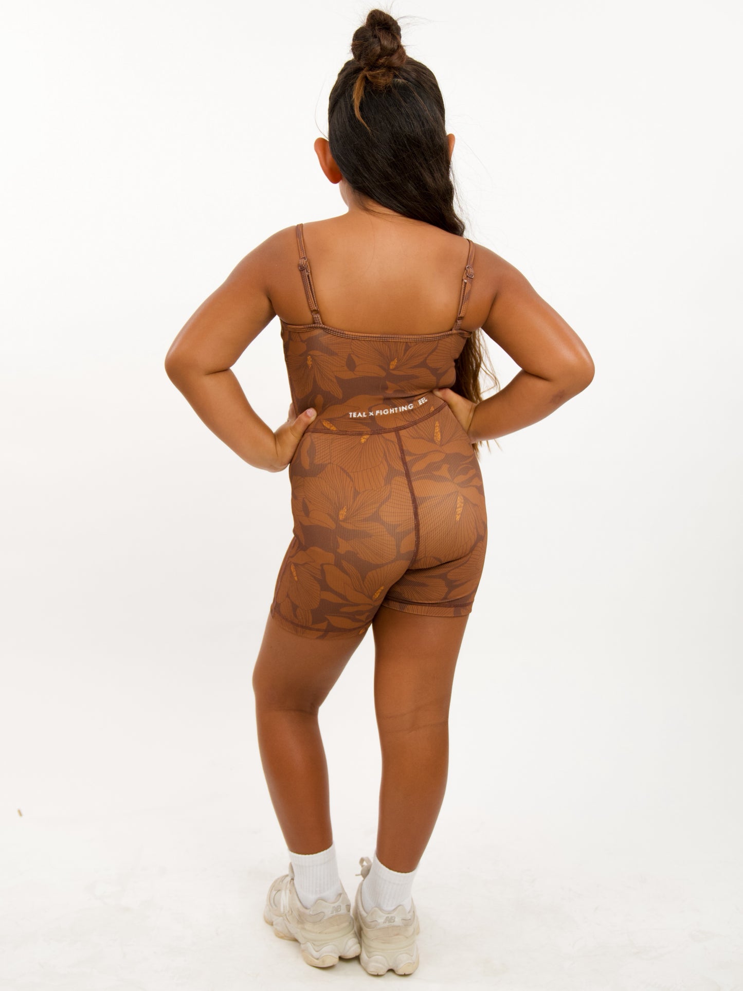 Mini Kayla 2.0 Jumpsuit in Chic Magnolia Brown