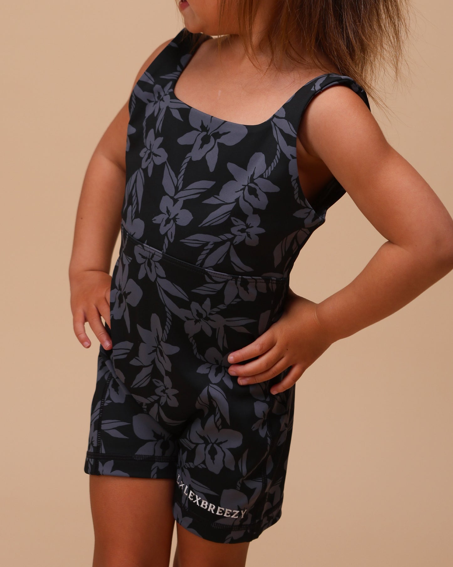 Mini LB Jumpsuit in Black Orchid