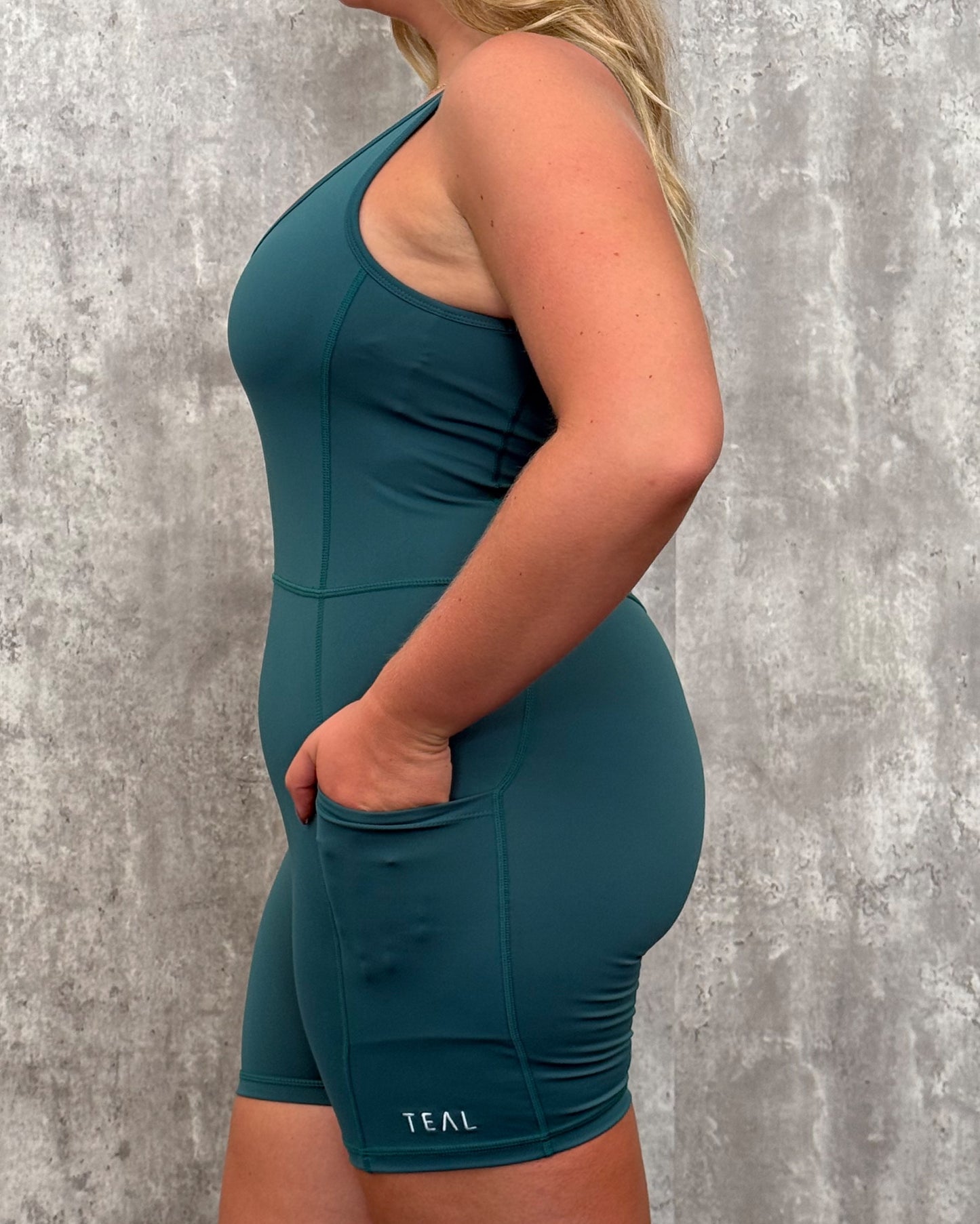 Britt Jumpsuit in Teal