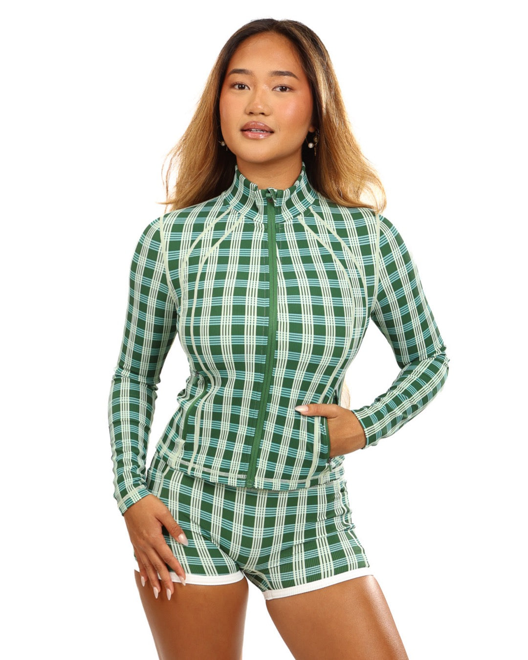 Contour Jacket in UH Green Palaka