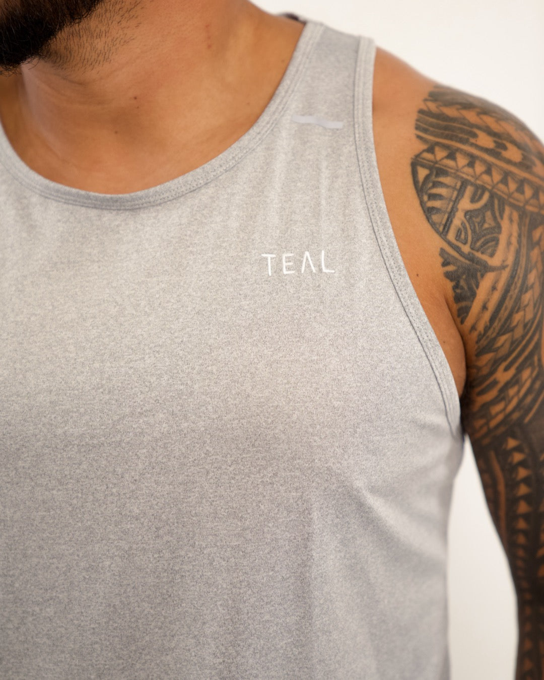 Men's Dry Fit Tank in Grey