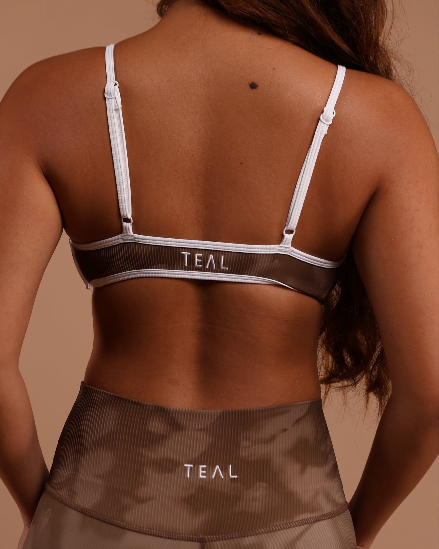 Liv Micro Top in Brown Shibori