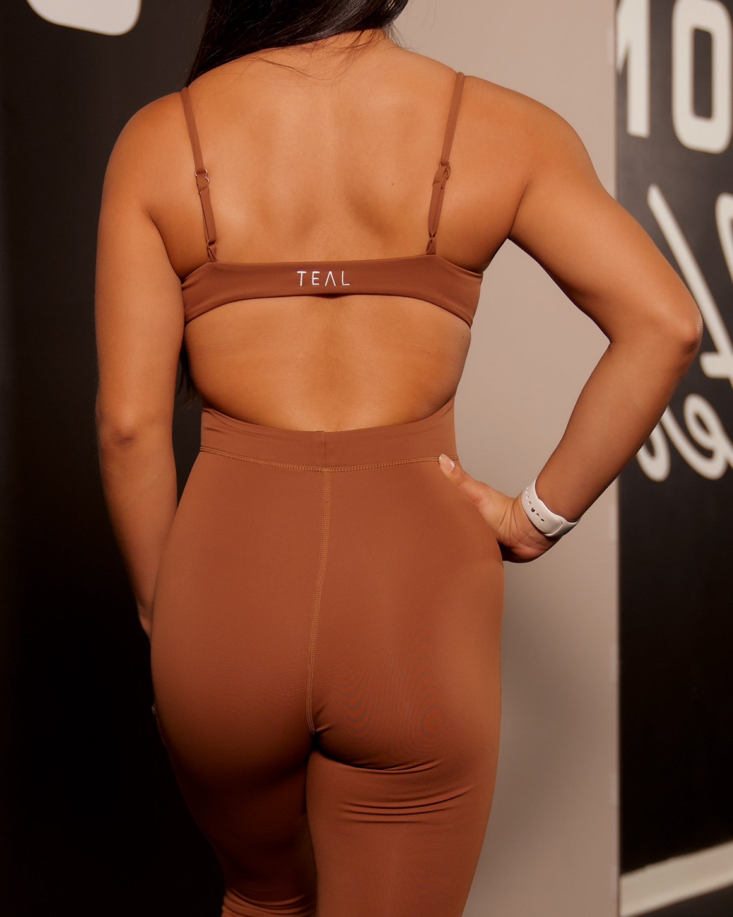 Long Kayla Jumpsuit in Copper