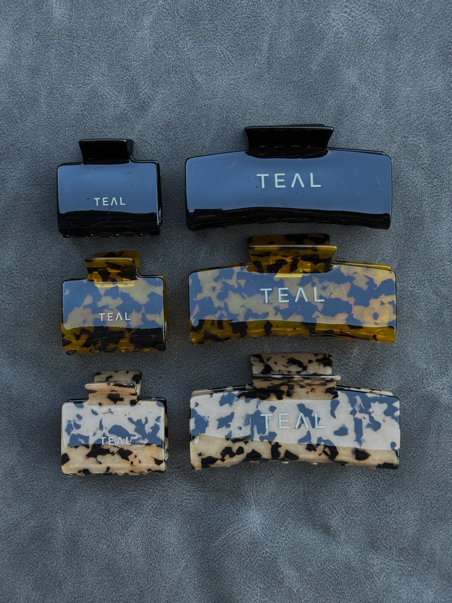 TEAL Hair Clips