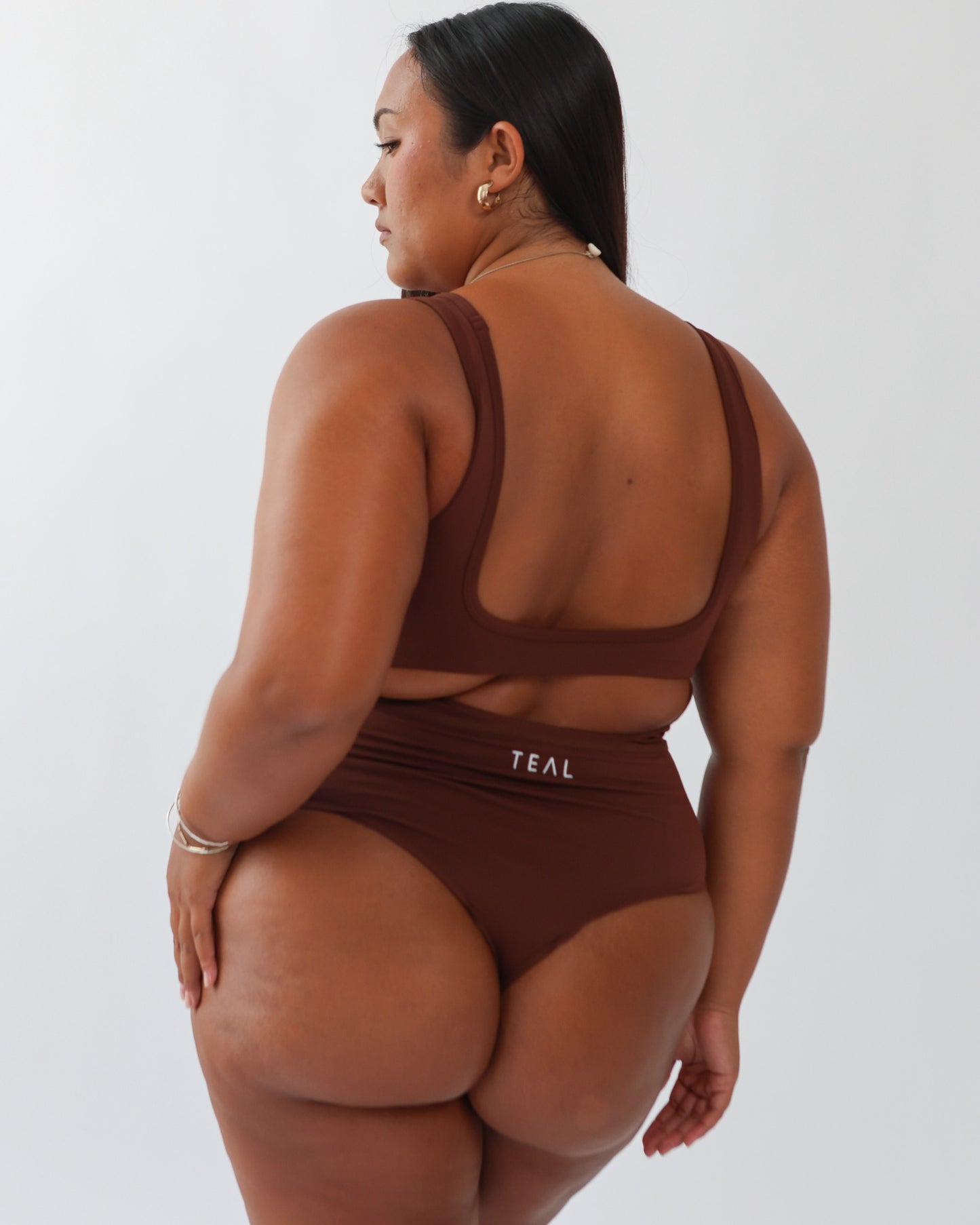 Aura Bodysuit in Mocha