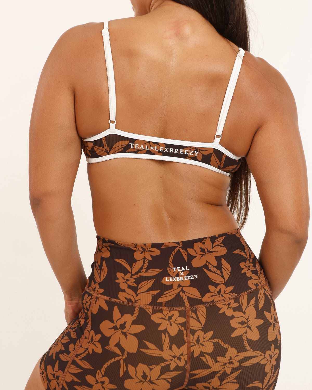Liv Micro Top in Mocha Orchid Lei