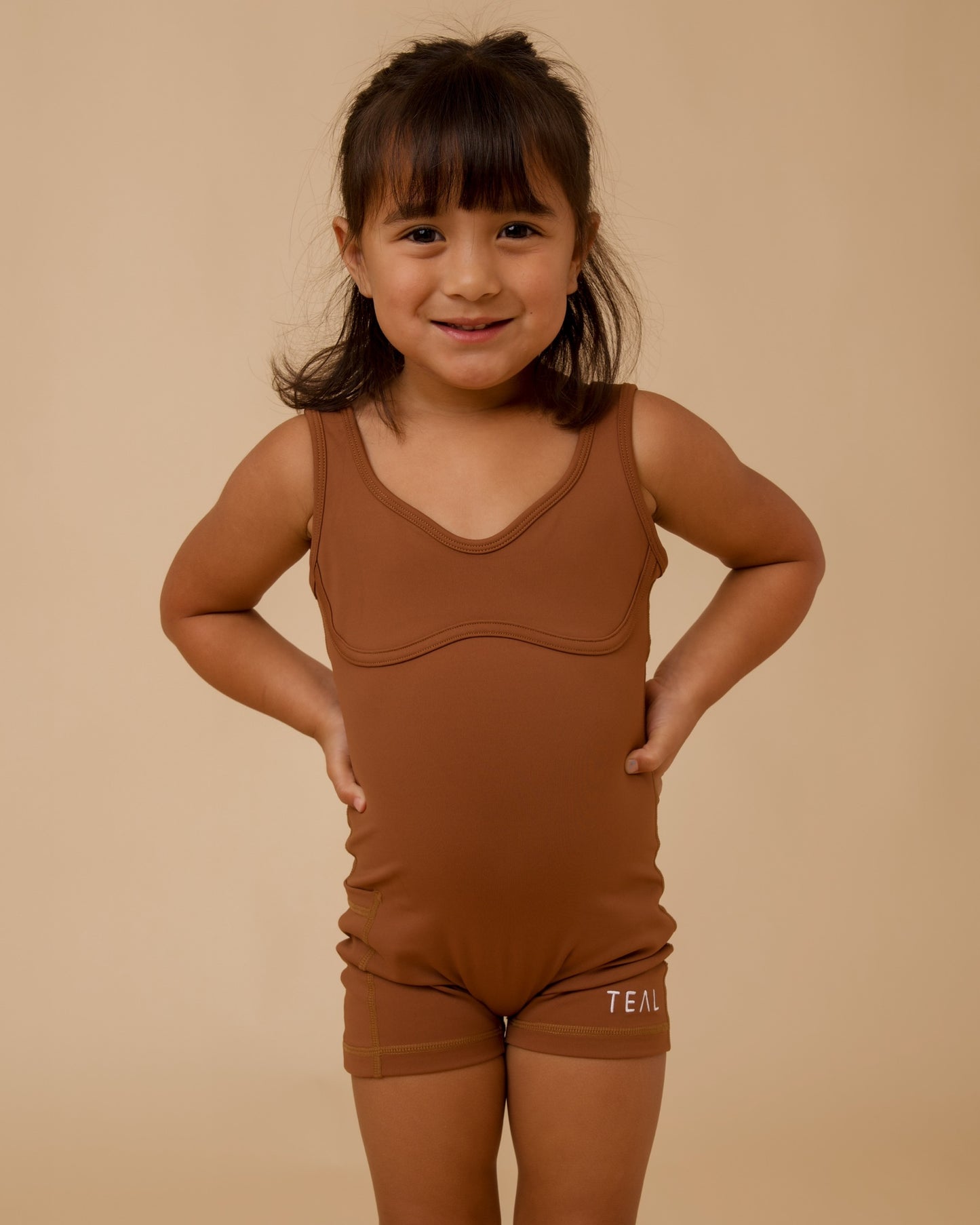 Mini Aura Jumpsuit in Copper