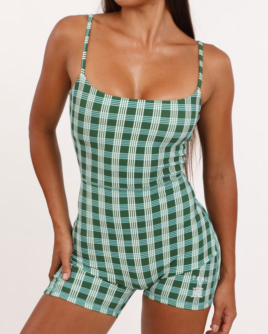 Kayla 2.0 Jumpsuit in UH Green Palaka