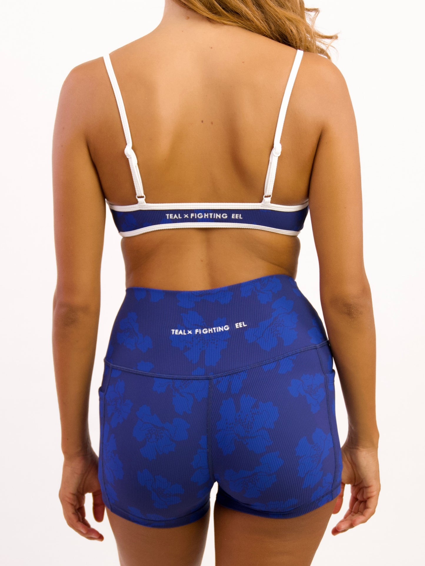 Essential 3" Biker Short in Orchid Dot Blue