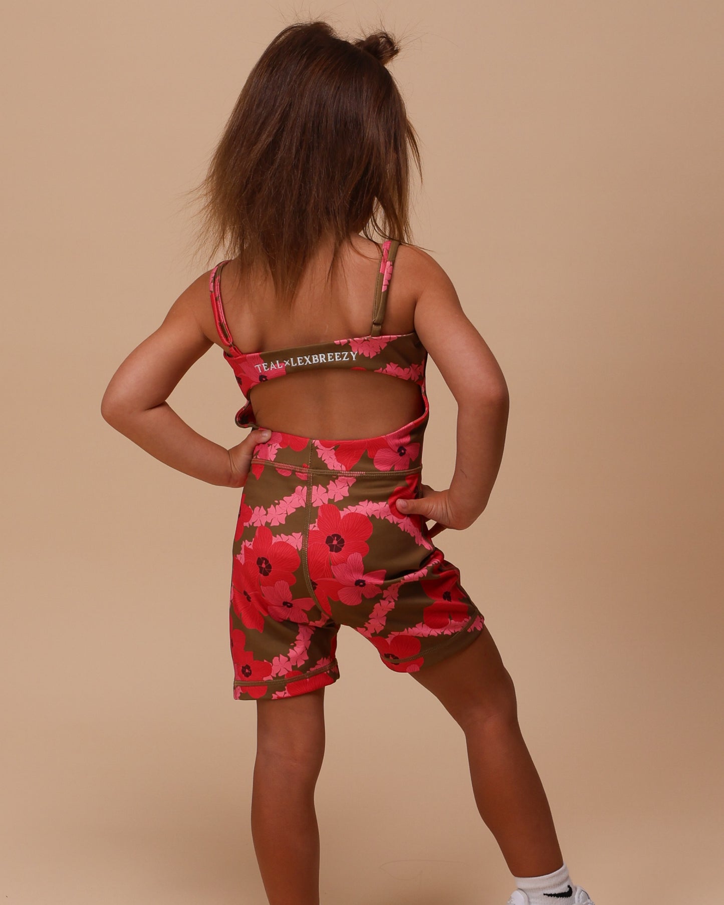 Mini Kayla Jumpsuit in Mocha Pua Kala
