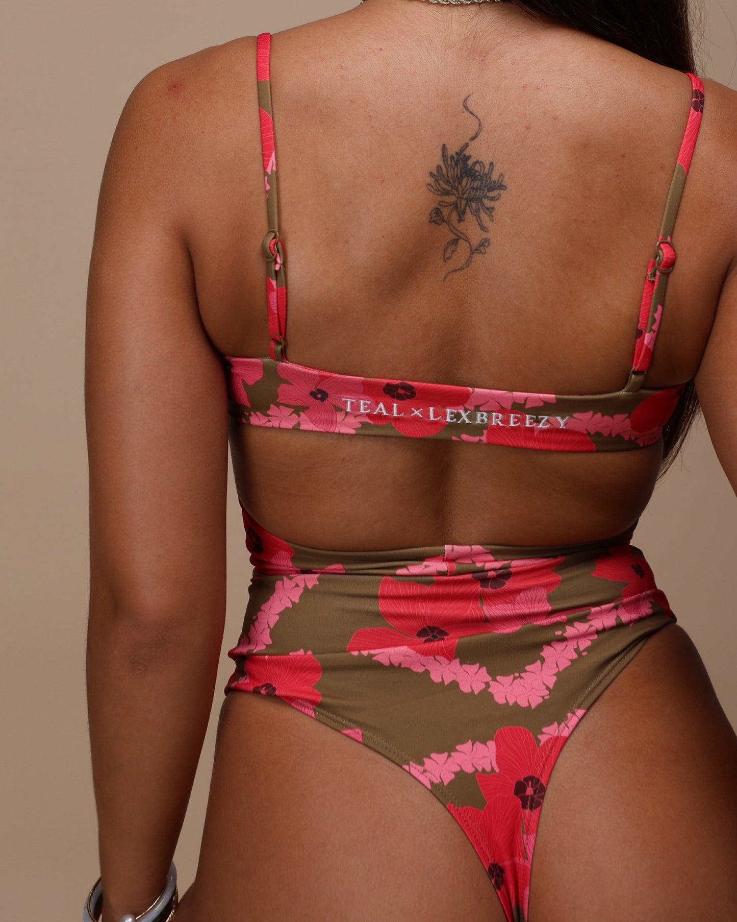 Kayla Bodysuit in Mocha Pua Kala