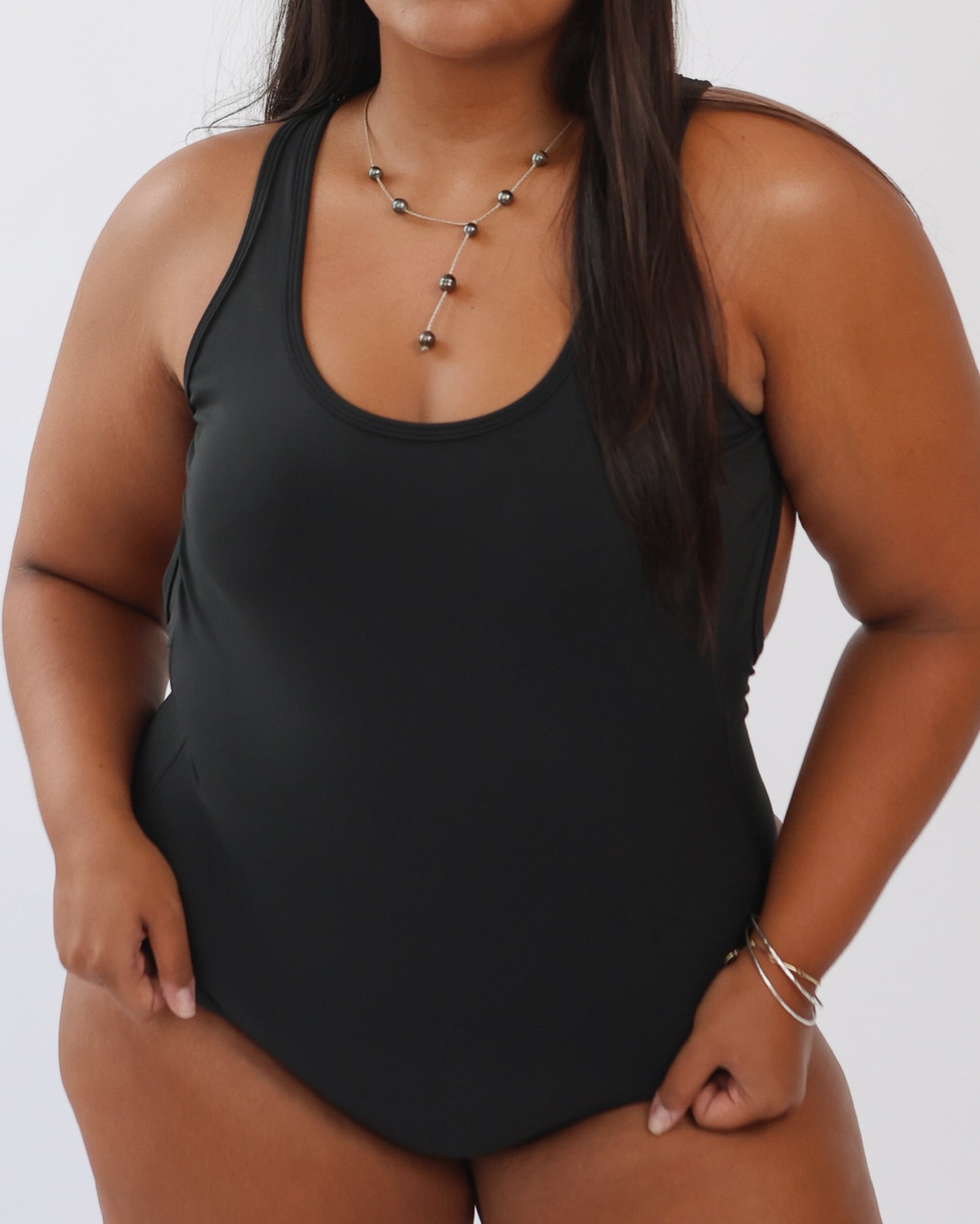 Olina Bodysuit in Black