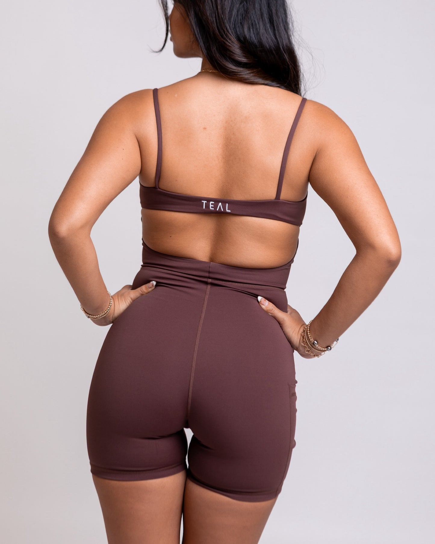 Kayla Jumpsuit in Smooth Mocha