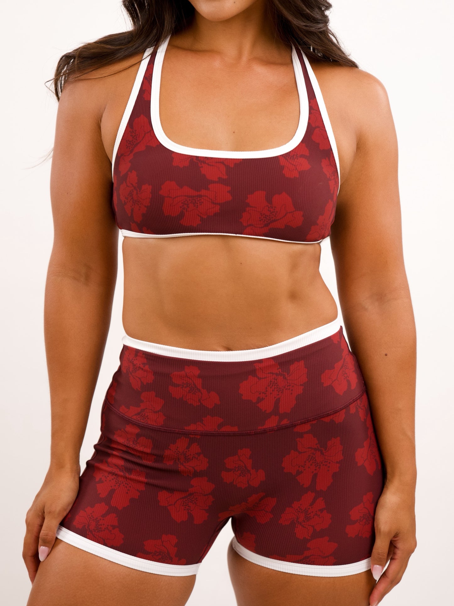 Racer Back Top in Orchid Dot Porto