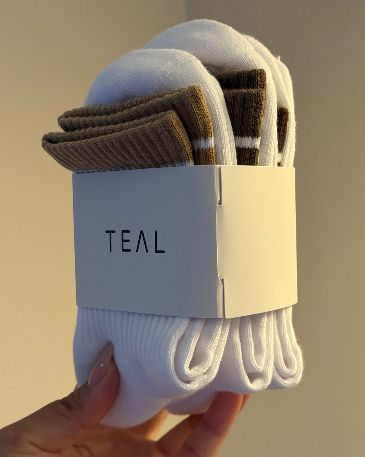 TEAL Crew Sock 3 Pack