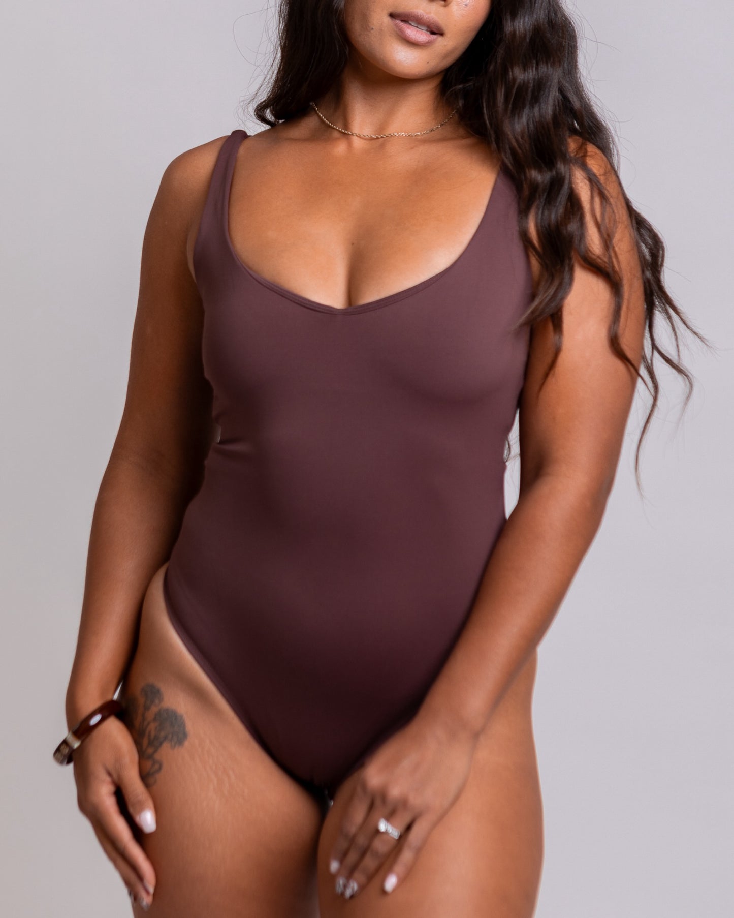Ash Bodysuit in Mocha