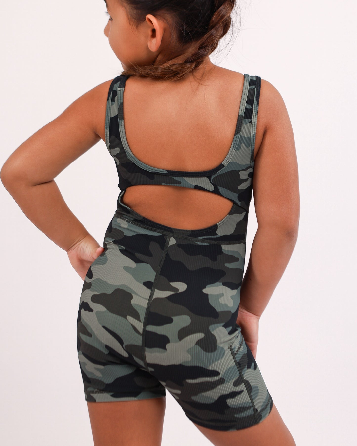 Mini Aura Jumpsuit in Camo