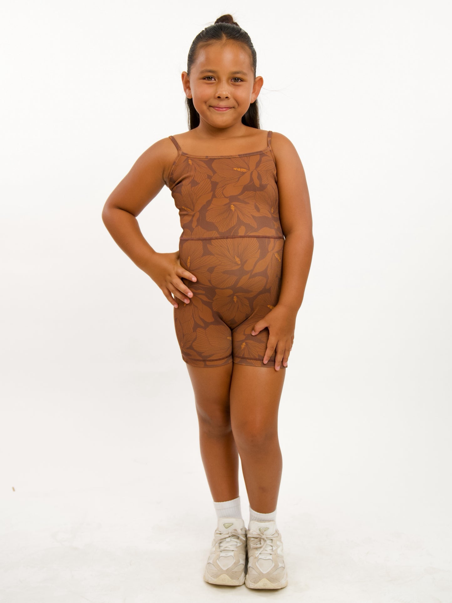 Mini Kayla 2.0 Jumpsuit in Chic Magnolia Brown