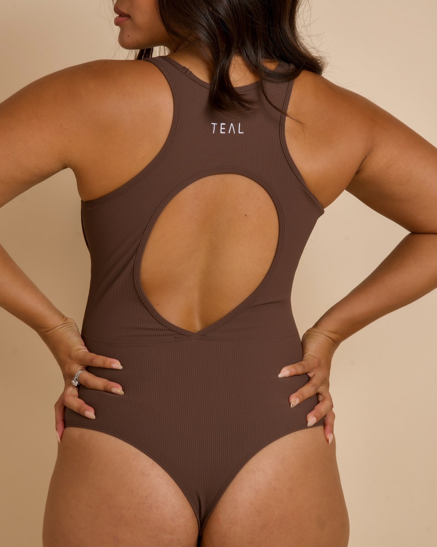 Aura Bodysuit in Mocha