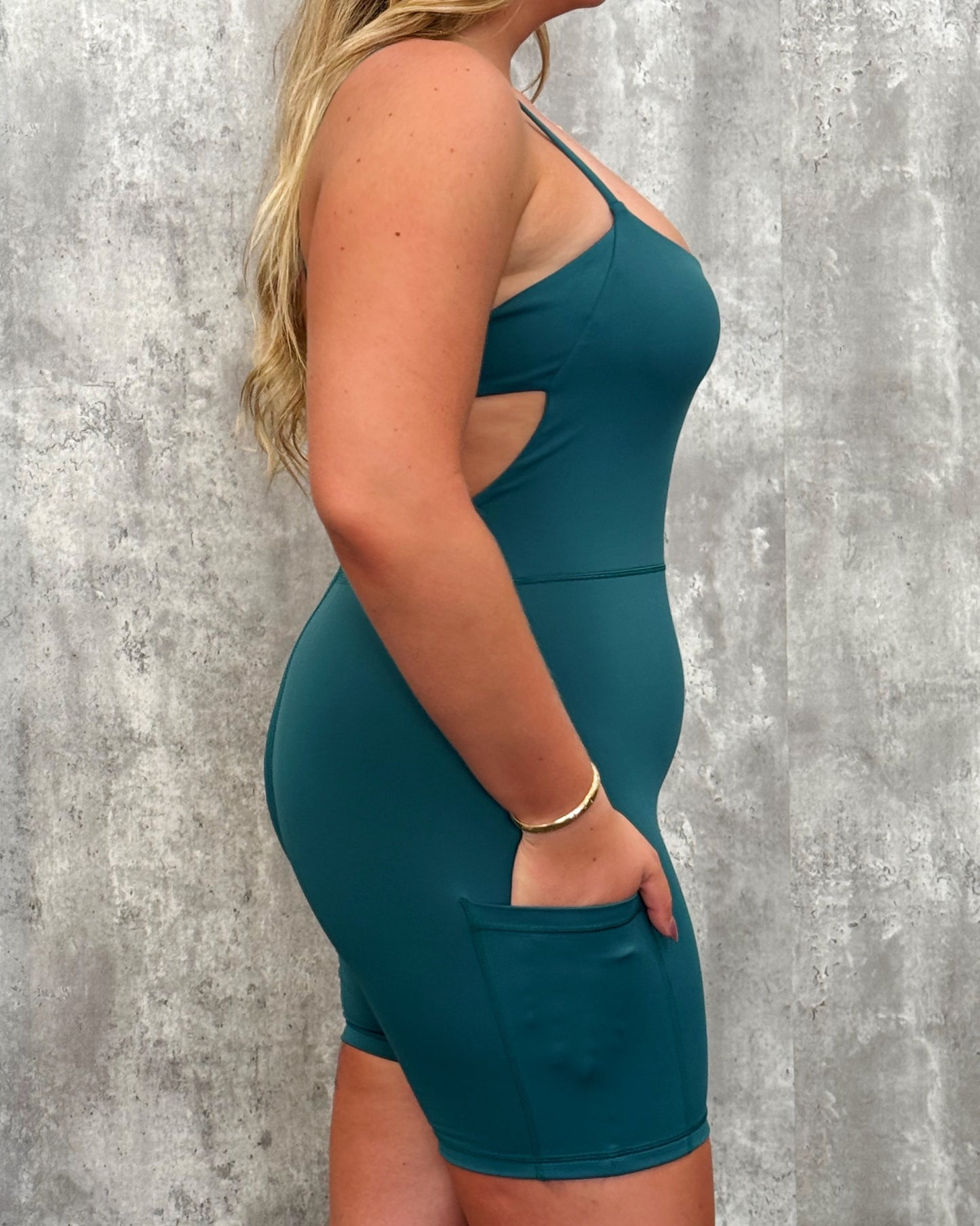 Kayla Jumpsuit in Teal