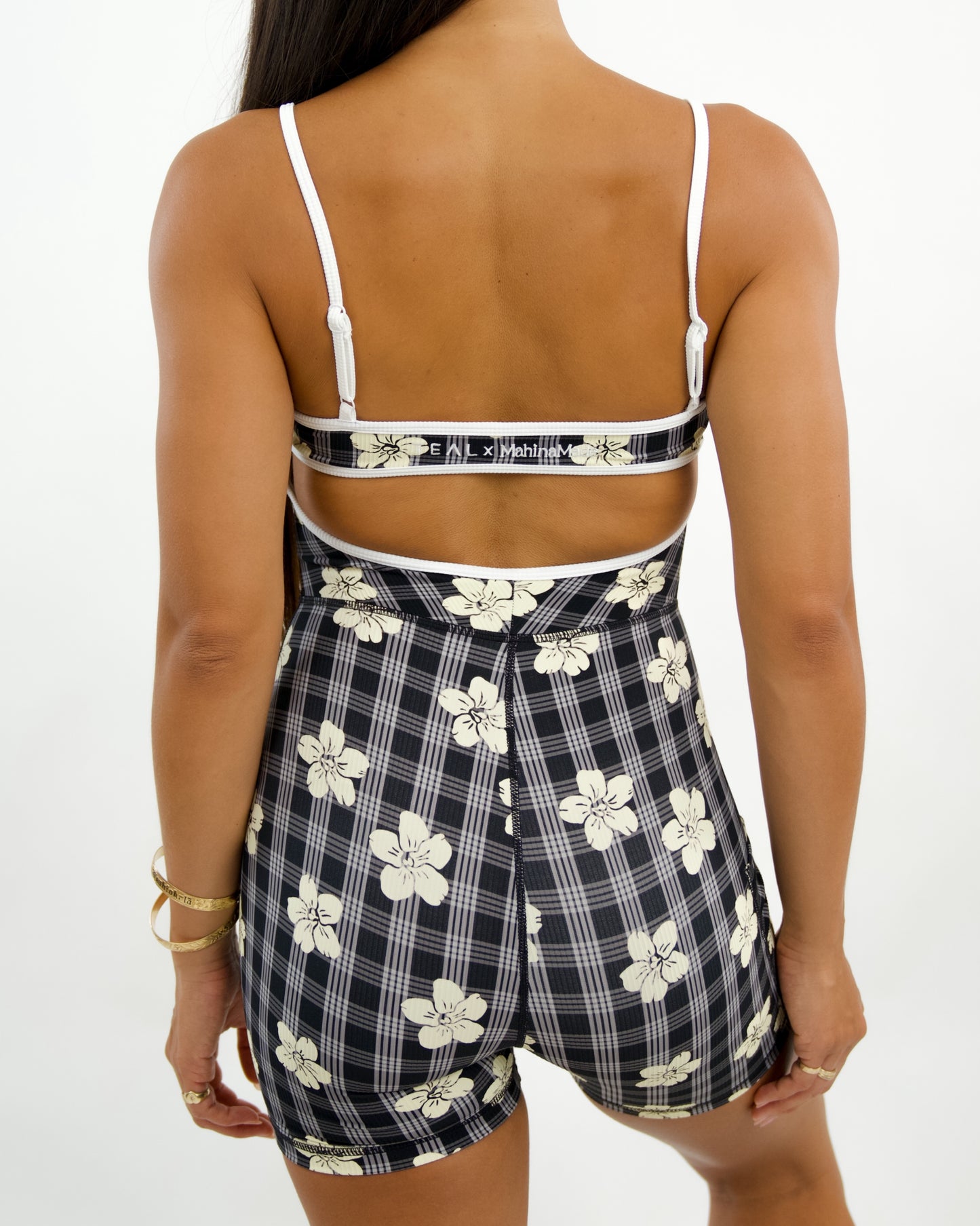 Kayla Jumpsuit in Black Puakenikeni
