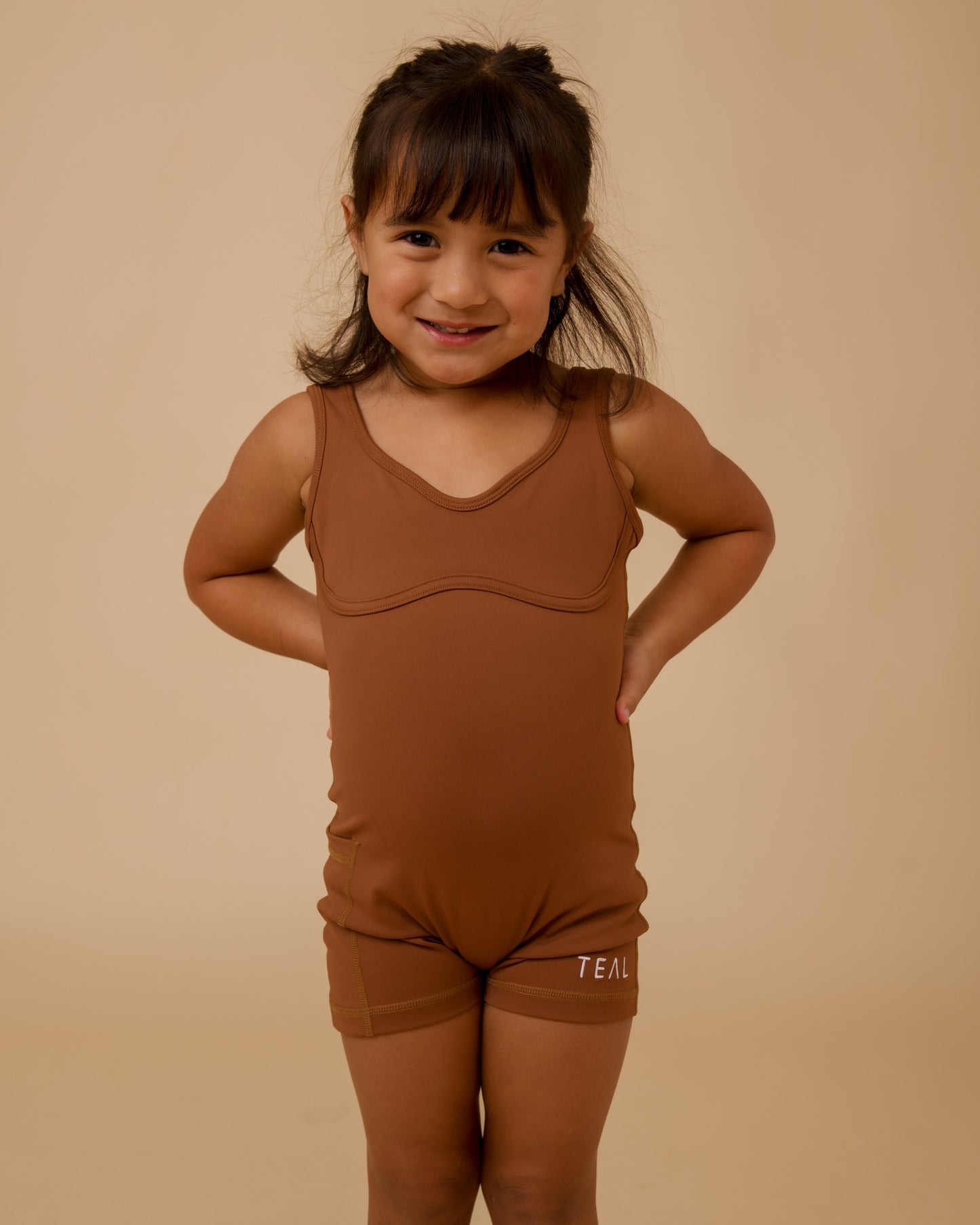 Mini Aura Jumpsuit in Copper