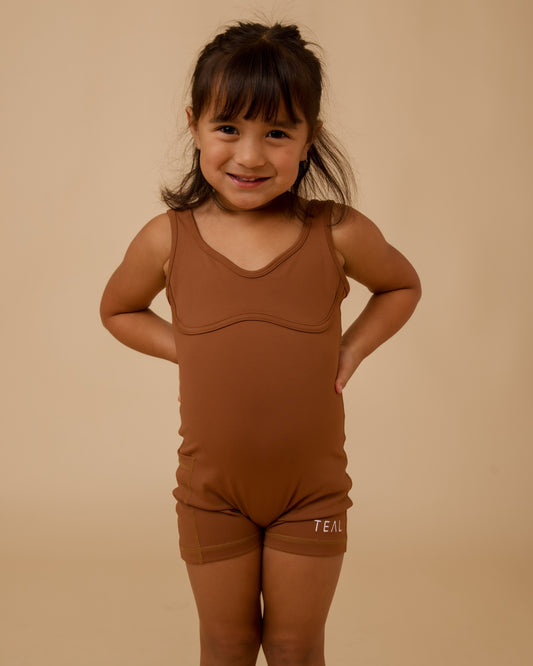 Mini Aura Jumpsuit in Copper