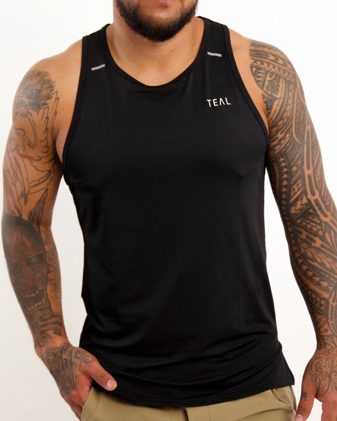 Men's Dry Fit Tank in Black