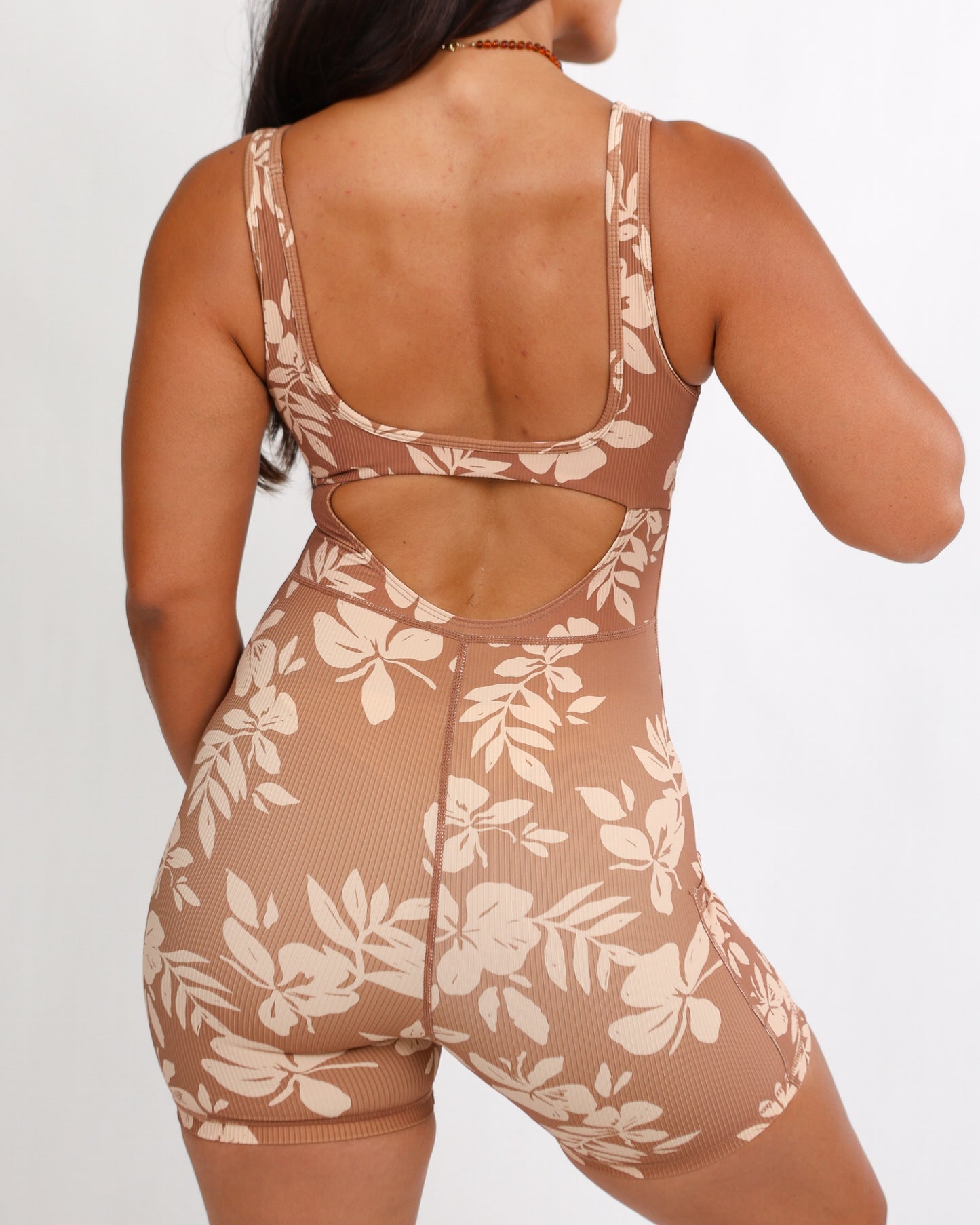 Aura Jumpsuit in Okika Saddle