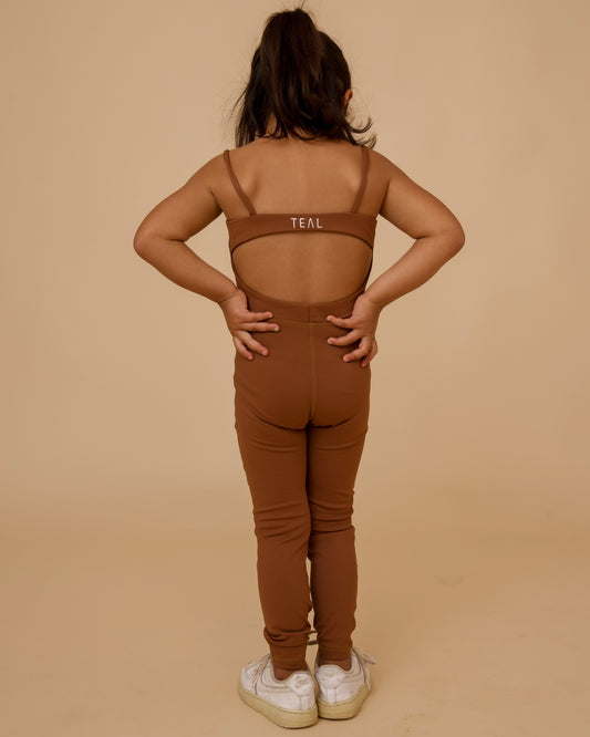 Mini Long Kayla Jumpsuit in Copper