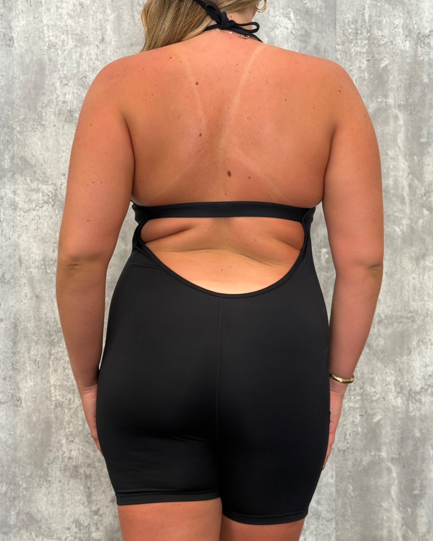 Kahea Halter Jumpsuit in Black