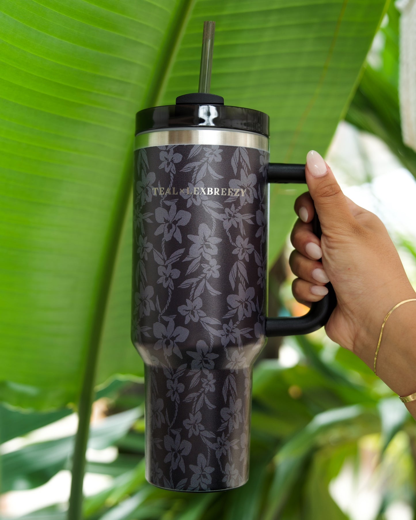 Inu Tumbler in Black Orchid Ti Leaf