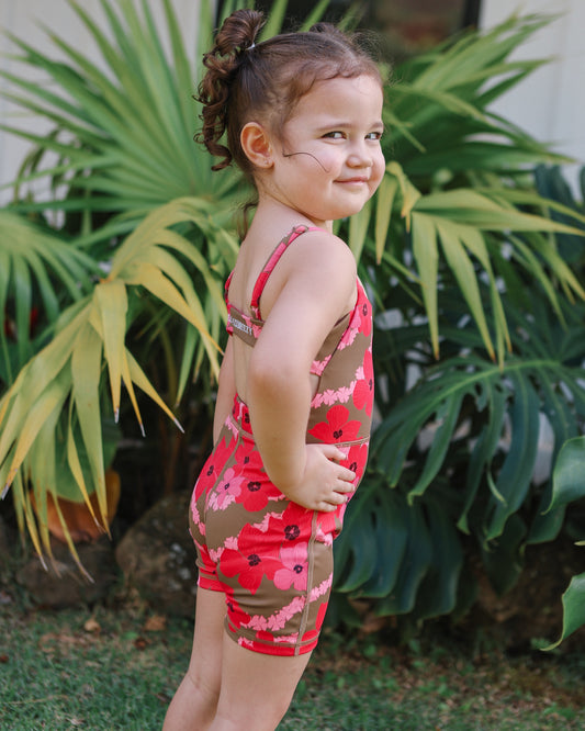 MINI Kayla Jumpsuit in Mocha Pua Kala