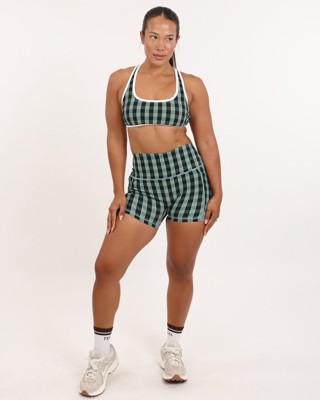 Essential 4" Biker Short w/ Pockets in UH Black Palaka