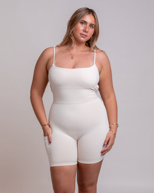 Kayla Jumpsuit in Smooth Oat