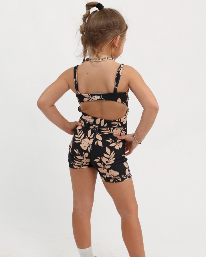 Mini Kayla Jumpsuit in Okika Black