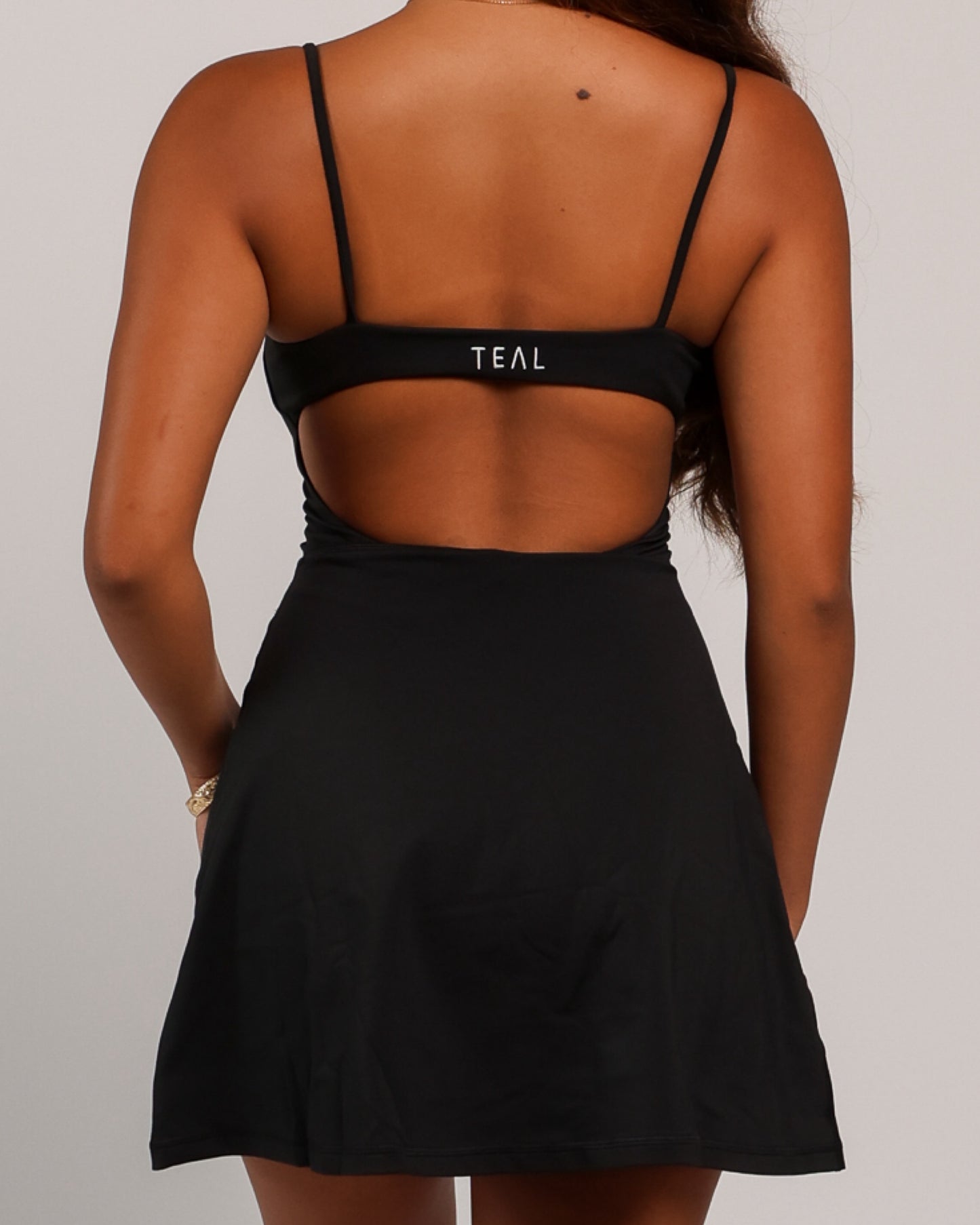 Kayla Dress in Smooth Black