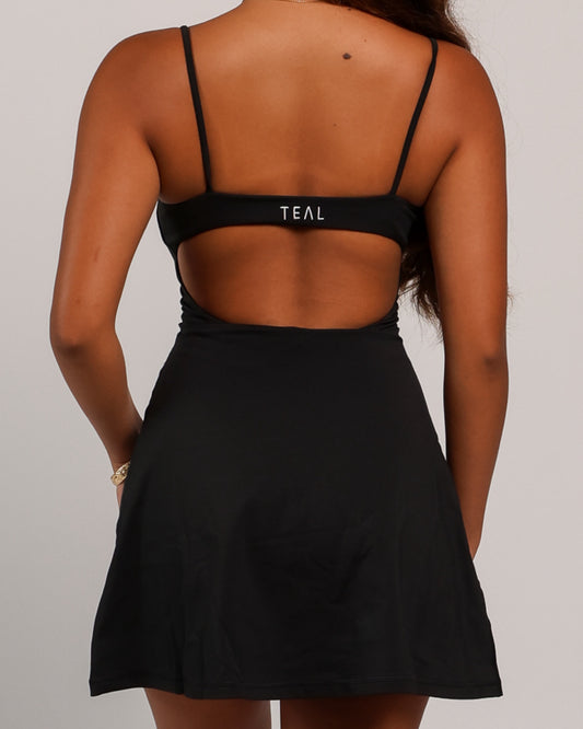 Kayla Dress in Smooth Black
