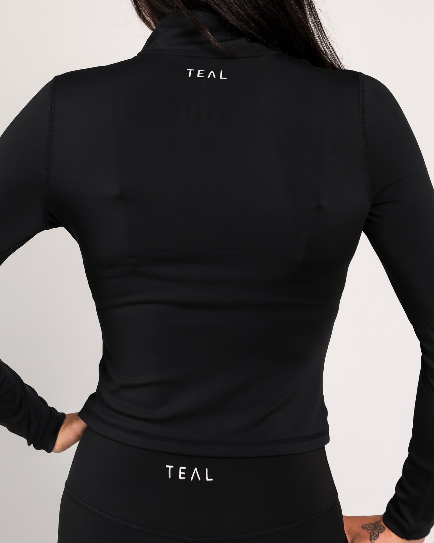 Contour Jacket in Smooth Black