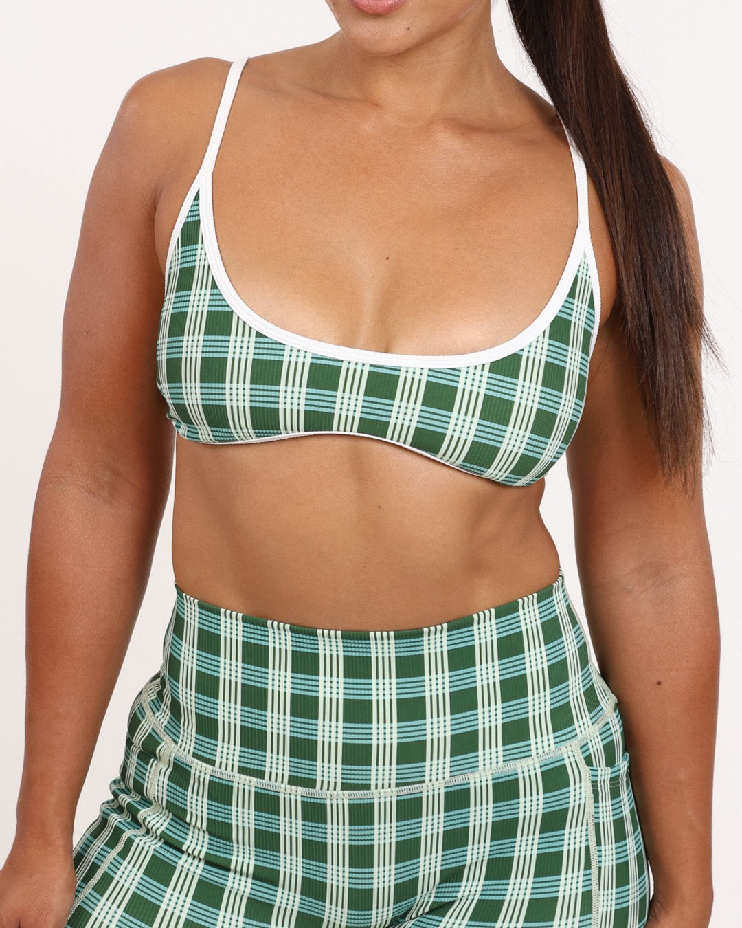 Liv Micro Top in UH Green Palaka