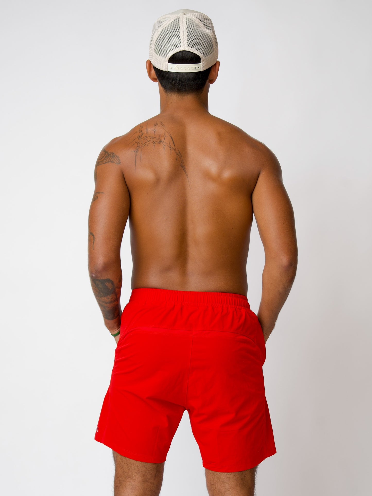 Luxe Hybrid Men’s 5” Short in Red