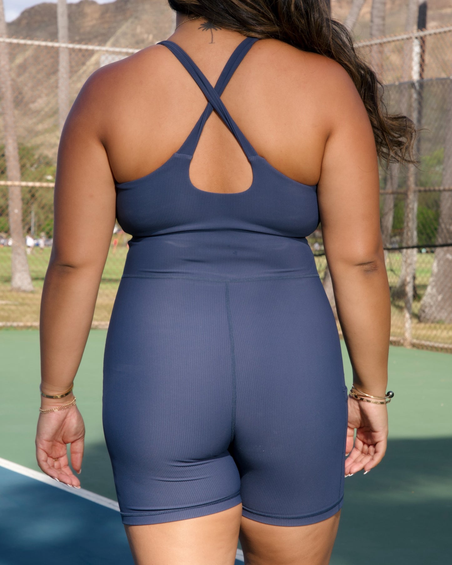 Agile Jumpsuit in Ribbed Denim